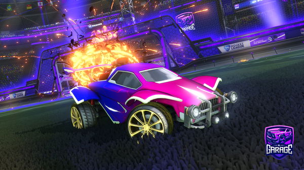 A Rocket League car design from ExoticzzRL