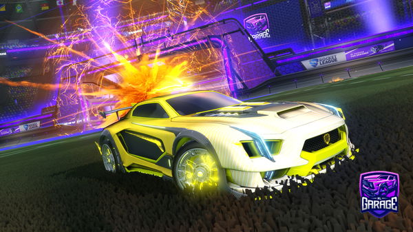 A Rocket League car design from tecocies