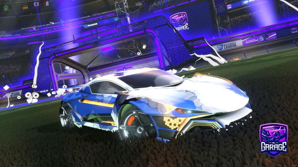 A Rocket League car design from poisonplanet809