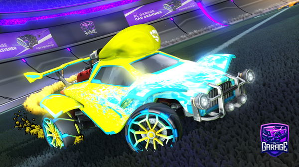 A Rocket League car design from SplitLemon