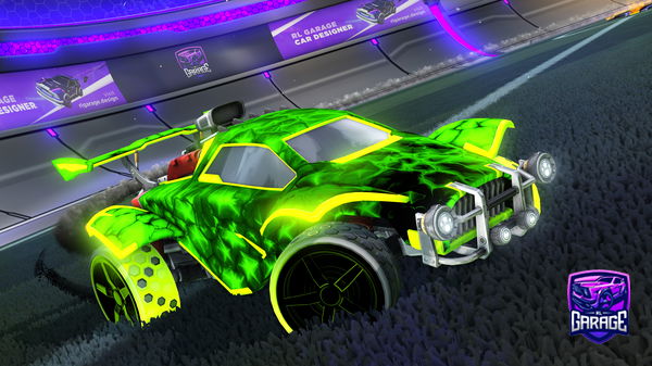 A Rocket League car design from SigalaFck