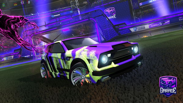 A Rocket League car design from __Juice__