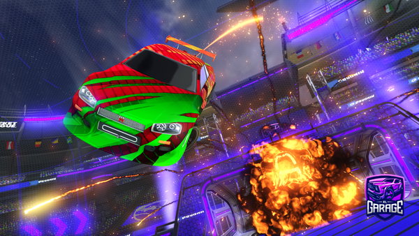 A Rocket League car design from apijasos13