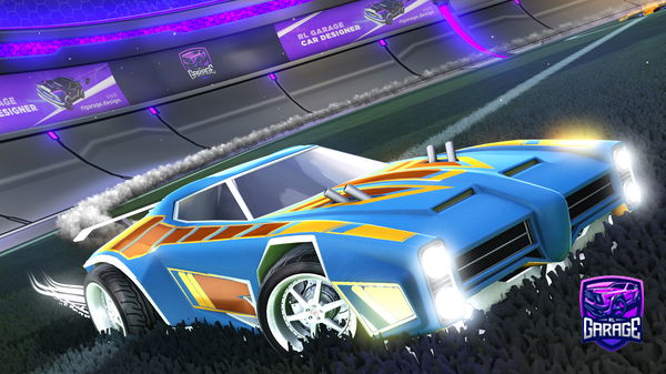 A Rocket League car design from boosted497