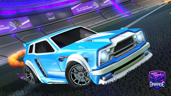 A Rocket League car design from perfoscan