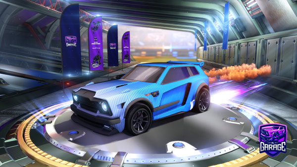 A Rocket League car design from Toaninja