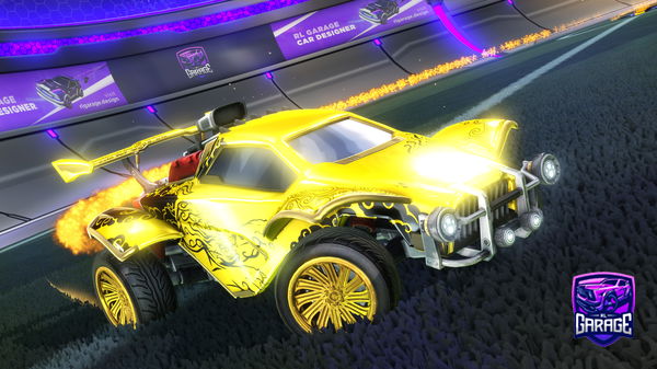 A Rocket League car design from AnimeFlowerGirl