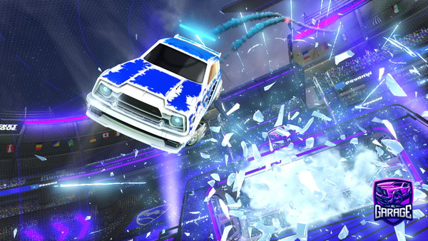 A Rocket League car design from KWaveyy