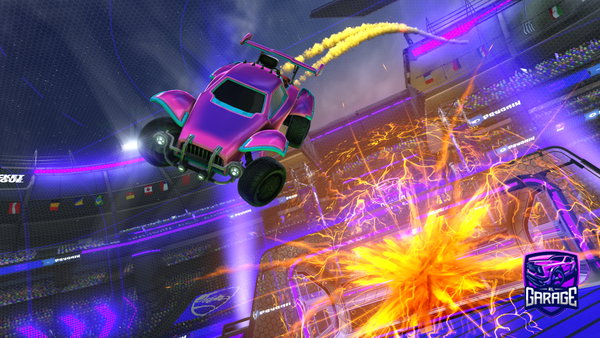 A Rocket League car design from TkashBeats