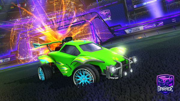 A Rocket League car design from Vxlues