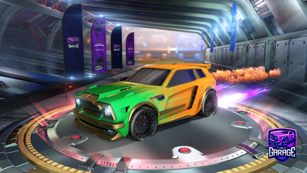 A Rocket League car design from MrBooost