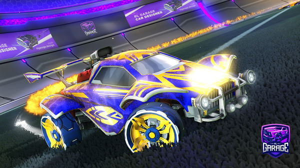 A Rocket League car design from Sledgehammer0111