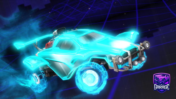 A Rocket League car design from Skullylord