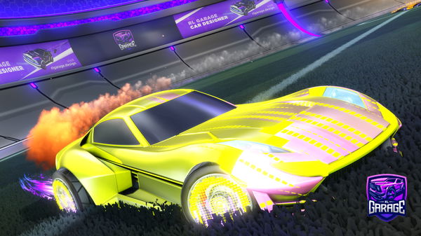 A Rocket League car design from Zarif98