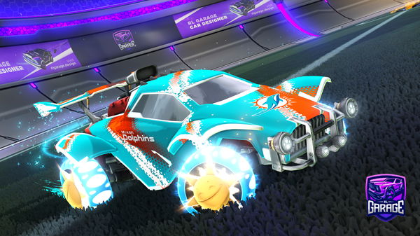 A Rocket League car design from coolj71111