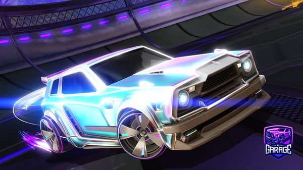 A Rocket League car design from Blueberries