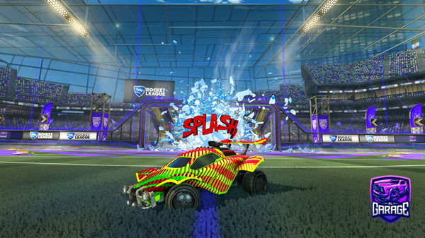 A Rocket League car design from futlfc