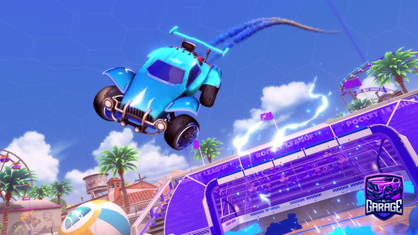 A Rocket League car design from Merguez95