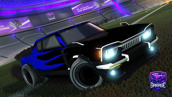 A Rocket League car design from SantyDev