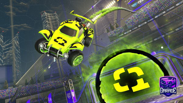 A Rocket League car design from MUJIGUARA