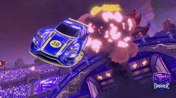 A Rocket League car design from DragonicBoi