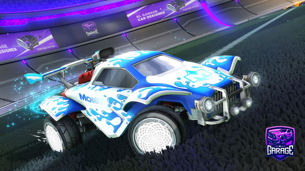 A Rocket League car design from thisismiek