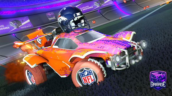 A Rocket League car design from Kountry_Man19