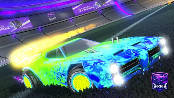A Rocket League car design from SuperFaix