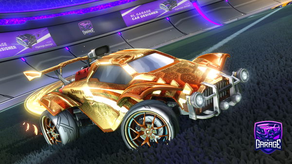 A Rocket League car design from LwGwNw