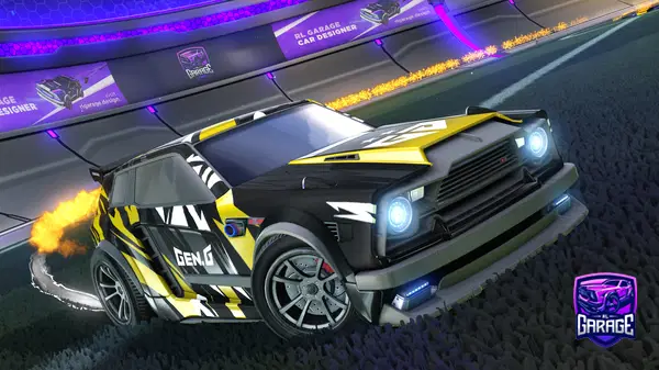 A Rocket League car design from RYZE_Vitql