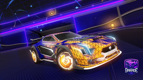 A Rocket League car design from Fraftyxd