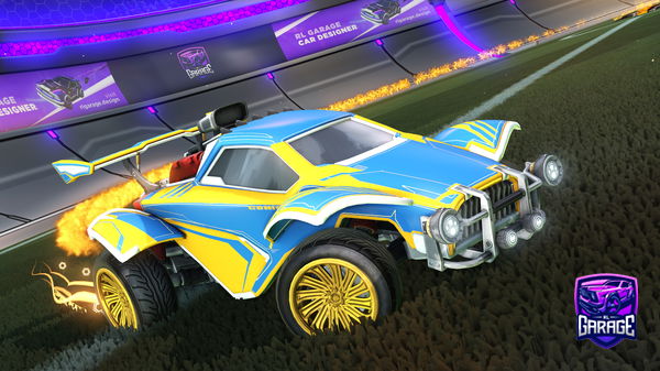 A Rocket League car design from JackpotFrostbite