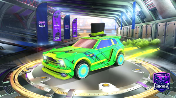 A Rocket League car design from Dxrkney