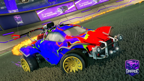 A Rocket League car design from starpupRL