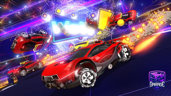 A Rocket League car design from MONKE530