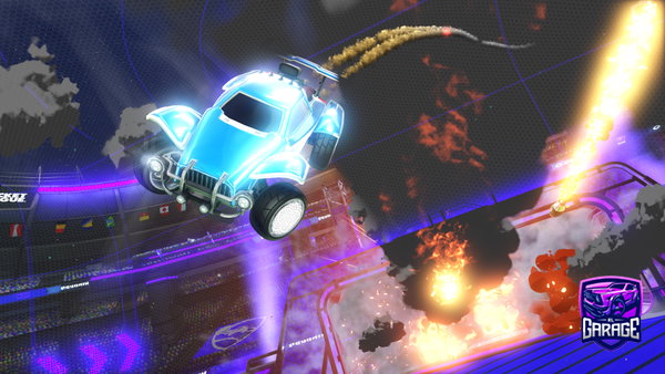 A Rocket League car design from hallows911