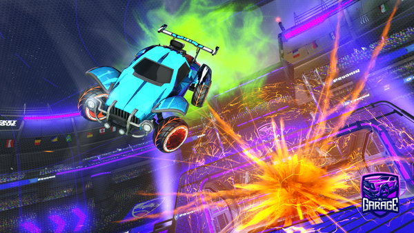 A Rocket League car design from omar1to