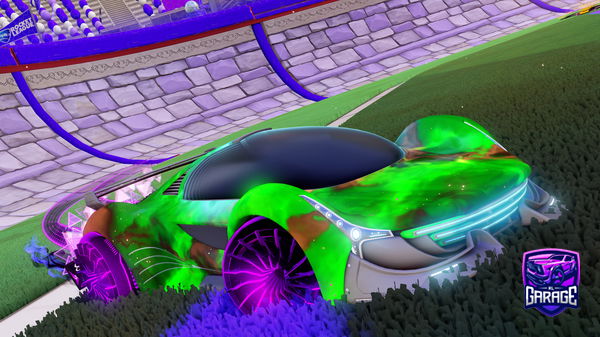 A Rocket League car design from qwinko