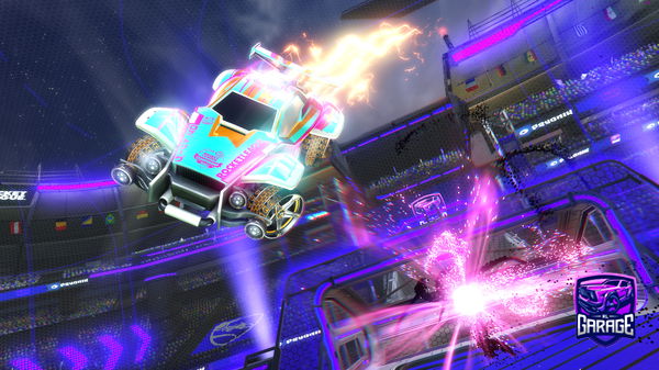 A Rocket League car design from M1Ju