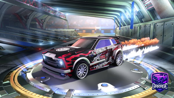 A Rocket League car design from Qman777