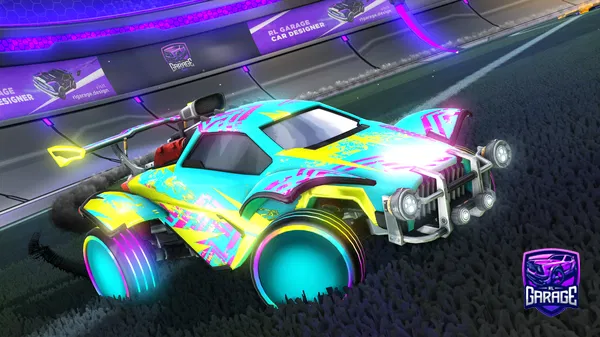 A Rocket League car design from RLGarage