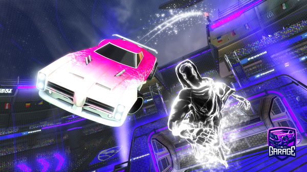 A Rocket League car design from BLACKFORCES