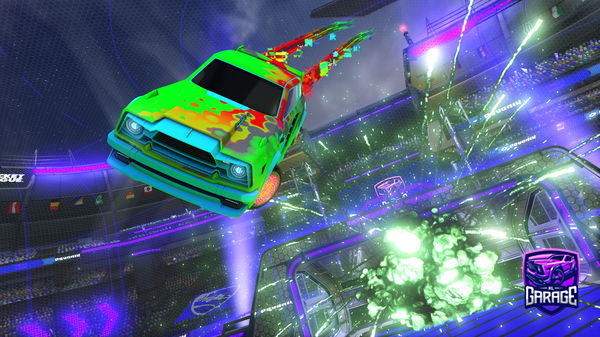 A Rocket League car design from rory48