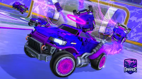 A Rocket League car design from Pacmanbear