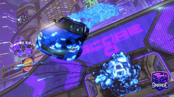 A Rocket League car design from Devxn5006