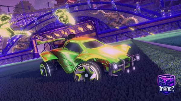 A Rocket League car design from Blackboostneededx