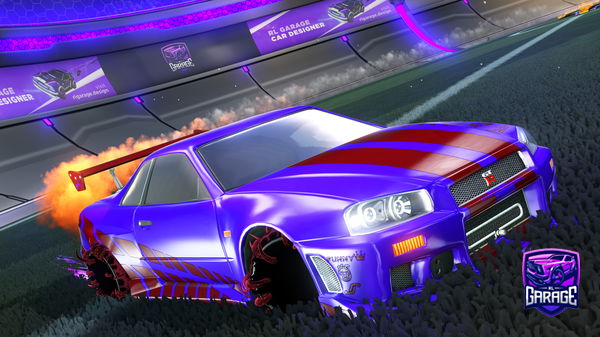 A Rocket League car design from jorshow