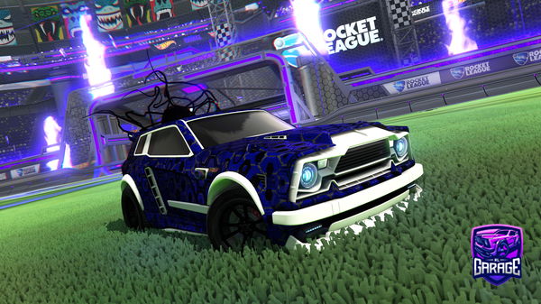 A Rocket League car design from NUMNUM_BOXED_U