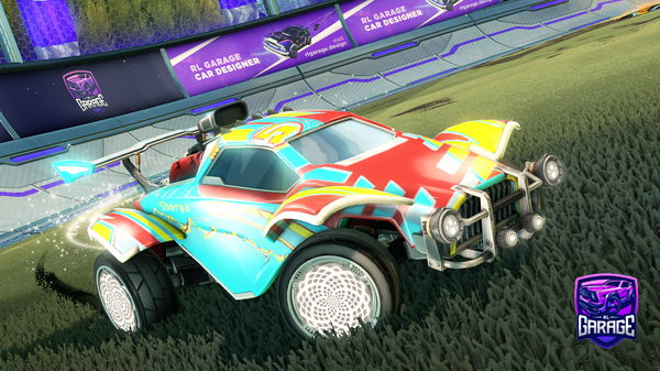 A Rocket League car design from Shopty