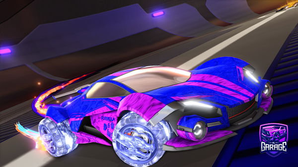 A Rocket League car design from OhmyThe